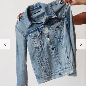 NWT Able Merly jean jacket size L Original Wash